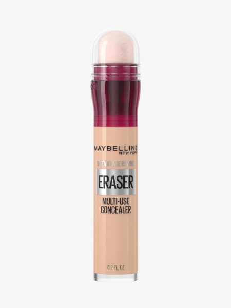 Maybelline New York Instant Age Rewind Eraser Multi-Use Concealer in a branded component on a light gray background